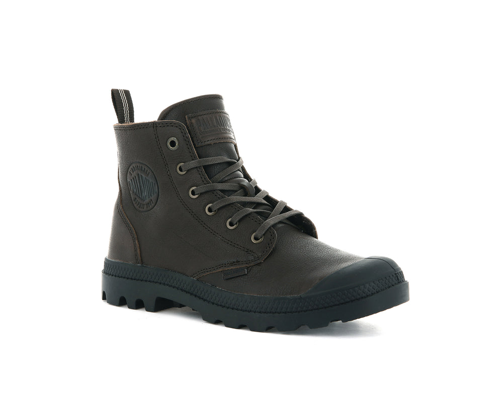 Botas Palladium PAMPA HI ZIP LTH ESS Mujer Bison | Costa Rica-85930